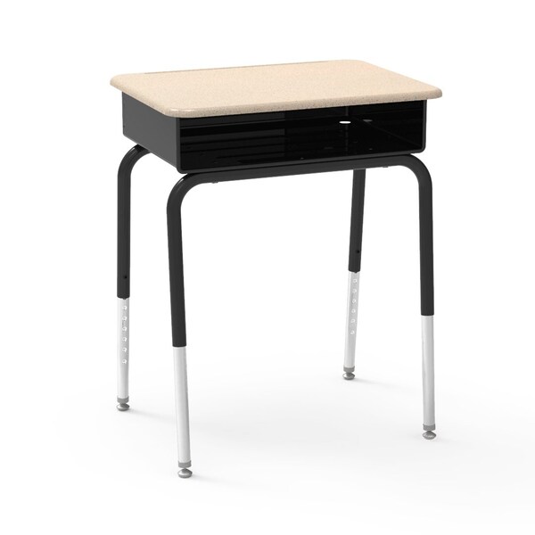 Virco 23-31 in. H, Metal Frame / Hard Plastic Top 24 in. W X 785MBBM - main